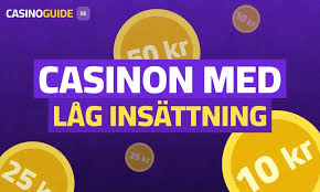 Låg insättning casino - Spela utan att tömma plånboken