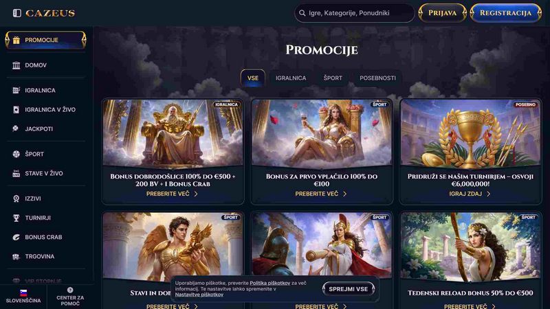 Présentation de Cazeus Casino